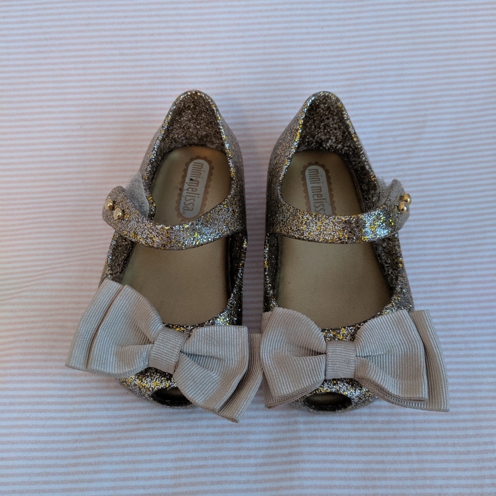 Mini Melissa gold Mary Jane